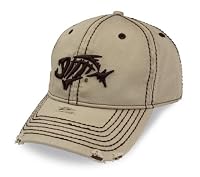 G. Loomis A-Flex Distressed Hat - Khaki - M/L from G. loomis