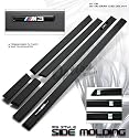 92 93 94 95 96 97-98 BMW E36 3-SERIES 4DR SEDAN M3 STYLE SIDE MOLDING MOULDING