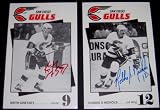 Hockey Stars Keith Gretzky & Robbie Nichols Autographed Publicity Photographs