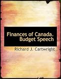 Finances of Canada. Budget Speech