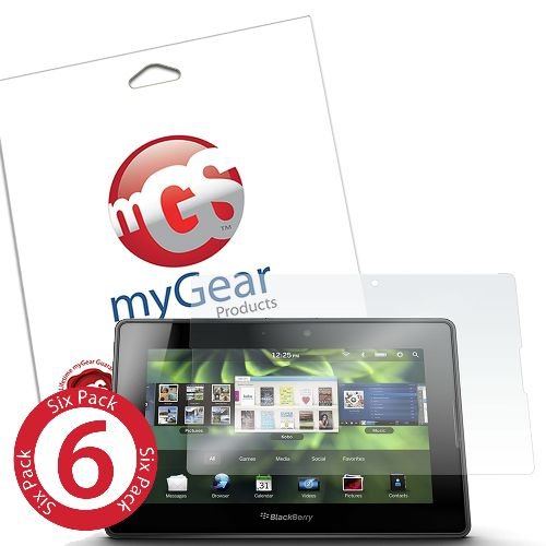 myGear Products CLEAR LifeGuard Screen Protectors for BlackBerry PlayBook (6 Pack) myGear Products CLEAR LifeGuard Screen Protectors for BlackBerry PlayBook (6 Pack)