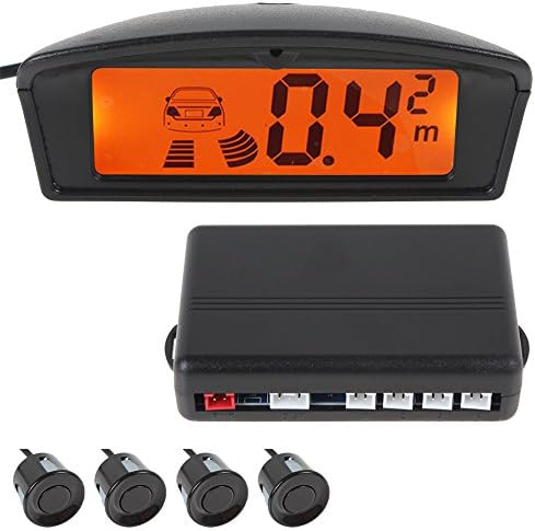 Dsloger 4 Parking Sensor Professional Car Reversing Radar System with LCD Display