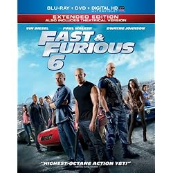 Fast & Furious 6 (Extended Edition) (Blu-ray + DVD + Digital HD with UltraViolet)