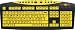 Large Print Danish USB Computer Keyboard for Visually Impaired - Yellow Keys with Black Letters
