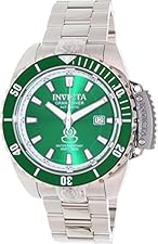 Invicta Pro Diver Automatic Green Dial Stainless Steel Mens Watch 19867