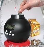 Vibrating Bomb Alarm Clock Bomb Coin Counting Saving Pot Coin Bank