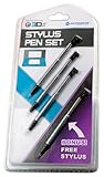 3DS Retractable Metallic Stylus Pen 4 Pack