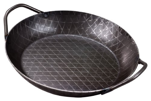 PROFI schmiedeeiserne Servierpfanne (/) 28 cm -- extra hoher Rand -- MADE IN GERMANY