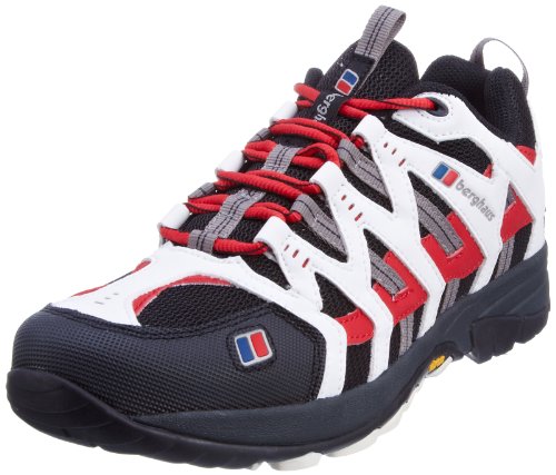 BERGHAUS Herren Prognosis Technical Trail Laufschuhe, Schwarz/WeiÃ?/Rot, 44