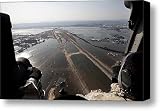 Airmen Fly Over The Sendai Airport Canvas Print / Canvas Art - Artist Stocktrek Images