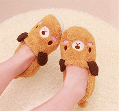 Adorable cartoon anti-slid house slippers cover heel Rilakkuma slippers L