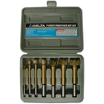 Delta 15-603 7-Piece 3/8-Inch to 1-Inch Forstner Bit Assortment
