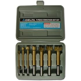 Delta 15-603 7-Piece 1/4-Inch to 1-Inch Forstner Bit Assortment