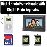 Impecca DFM-720N 7 Inch Digital Photo Frame With Digita Photo Viewer Keychains and 2 GiG SD card