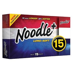Noodle Plus Long and Soft Golf Balls 15-pk. - White