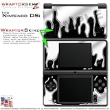 Nintendo DSi Skin Chrome Drip On Black WraptorSkinz Skins (DSi NOT INCLUDED ....