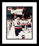 Mike Bossy Framed 8x10 Photo - New York Islanders Stanley Cup Overhead