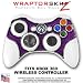 Carbon Fiber Purple Skin by WraptorSkinz TM fits XBOX 360 Wireless Controller (CONTROLLER NOT INCLUDED)