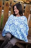 Covillow - Breastfeeding Cover & Pillow In One - Peaceful Periwinkle