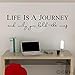 Life is a journey and only you hold the map vinyl lettering self adhesive decal (9