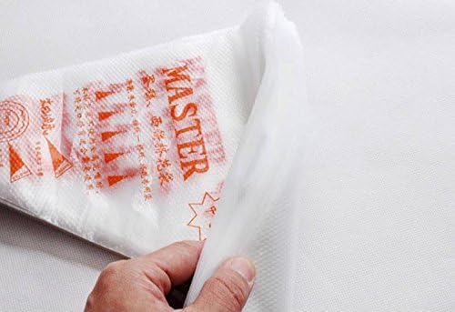 Buyusee 100PCS Disposable Cream Cake Icing Piping Decorating Bags Pastry Tools