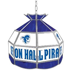 Seton Hall University Stained Glass Tiffany Lamp - 16 Inch