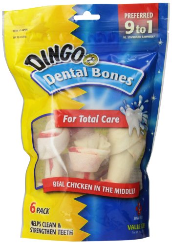 Dingo Dental Bones, Small, 6-Count