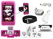 Cuffu Bundle Deal: Premium iPod Touch Pink Skin + Armband + Pink iPod Speaker + White Universal Chargers 3in1 including Home Adaptor, Car Adaptor, and Retractable USB Cable + FREE Screen Protector (Only for Touch 1st Generation, NOT for Touch 2nd Generation) with ONE LOWEST SHIPPING $2.98