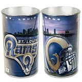 Saint Louis Rams NFL Tapered Wastebasket (15 Height)
