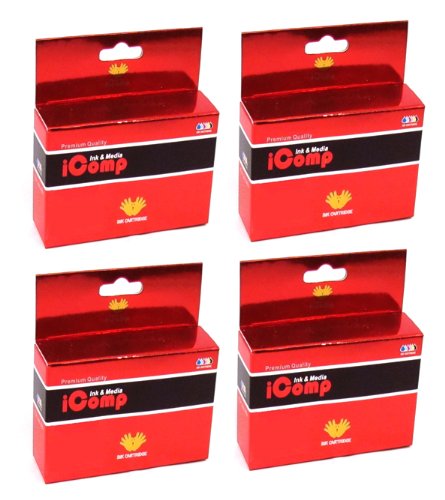 iComp 4 x T0711 Compatible Black Ink Cartridges