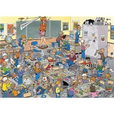 Childrens Toyshop  Electronics : Jumbo Puzzle - Jan van Haasteren - Find the Mouse (500 pieces)