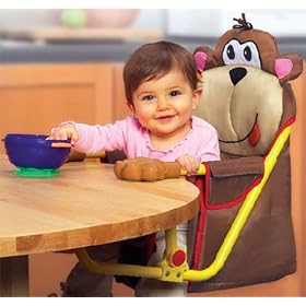 Munchkin Feeding Friend Portable Hook On Chair - Monkey