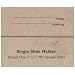 Heathrow Scientific HD9903 Heavy Cardboard Slide Mailer with Thumb Groove, 1 Place, 95mm Length x 40mm Width x 5mm Height (Pack of 25)