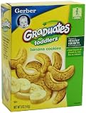 Gerber Graduates Cookies, Banana Cookies, 5-Ounce Boxes (Pack of 12)