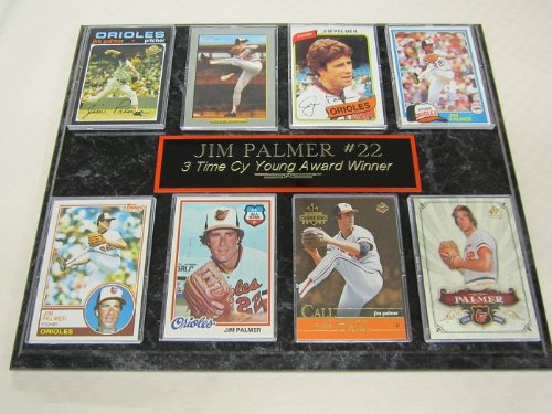 Baltimore Orioles Jim Palmer 8 Card Plaque