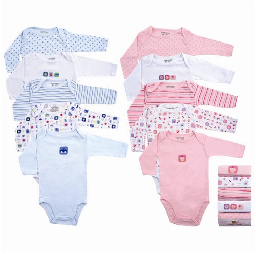 5-Pack Long Sleeve Bodysuits