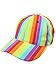 Rainbow Striped Baseball Cap Hat