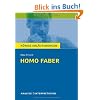 K�nigs Erl�uterungen: Textanalyse und Interpretation zu Frisch. Homo faber. Alle erforderlichen Infos f�r Abitur, Matura, Klausur und Referat plus Musteraufgaben mit L�sungen