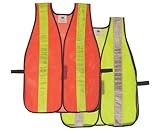 Radians SVG2 2 Inch Tape Universal Size Non Rated Safety Vest, Green Mesh