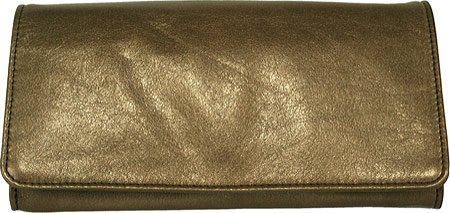 Latico Women's Roxie Flapover Wallet, Metallic Olive Latico Women's Roxie Flapover Wallet, Metallic Olive