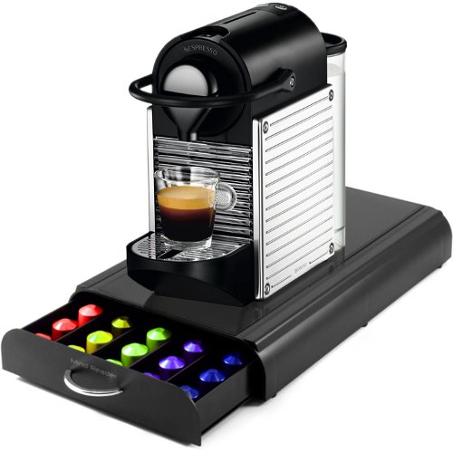Nespresso C60 Pixie Chrome Automatic Espresso Machine with Bonus Mind