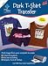 June Tailor Dark T shirt Inkjet Transfers 8 1/2"X11" 3/Pkg JT855