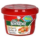 Chef Boyardee Rice with Chicken and Vegetables, 7.25-Ounce Microwavable Bowls (Pack of 12)