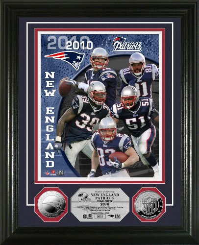 Highland Mint NFL New England Patriots New England Patriots Team Force Silver Coin Photomint