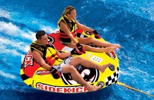 New Sportsstuff Sidekick 2 For 2 Riders Air Cushioned Floors Multiple Double Webbing Foam Handles
