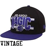New Era Orlando Magic Black-Royal Blue Word Stripe 9FIFTY Snapback Adjustable Hat