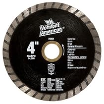 Vermont American 29204 Diamond Blade General Purpose Premium 4-inch Turbo