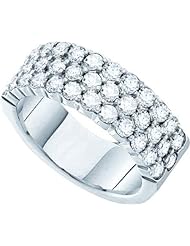 1.50cttw Diamond MACHINE SET Band ( Size 7 H-I Color, I1-I2 Clarity)
