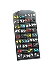 CE: 36 Pair Earrings Display Holder Organizer Stand-Black - Obic-Shop