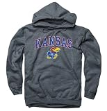 Kansas Jayhawks Dark Heather Perennial II Hooded Sweatshirt